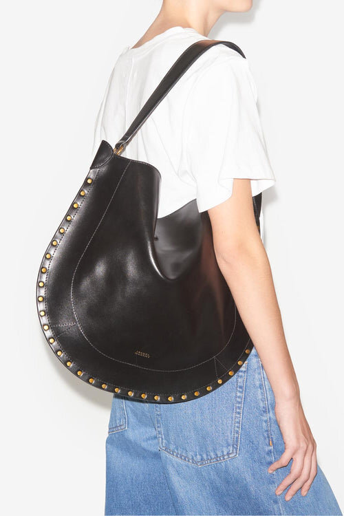 Oskan Hobo Soft Shoulder Bag in Calfskin Leather Oskan Hobo Soft Shoulder Bag in Calfskin Leather