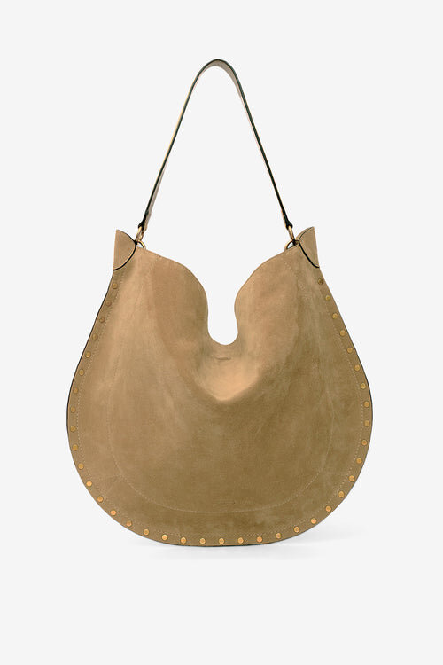Oskan Hobo Soft Suede Calfskin Leather Bag Oskan Hobo Soft Suede Calfskin Leather Bag
