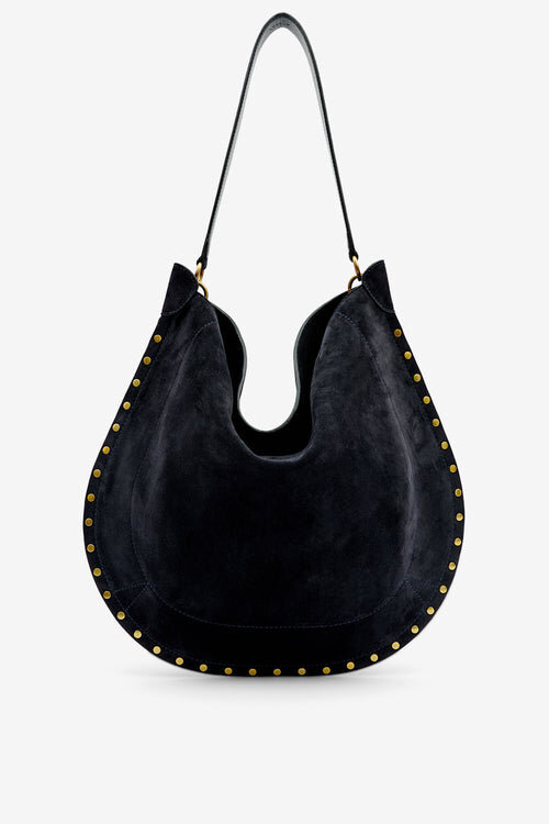 Oskan Hobo Soft Suede Calfskin Leather Bag Oskan Hobo Soft Suede Calfskin Leather Bag