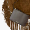 Oskan Hobo Soft Suede Calfskin Leather Bag Oskan Hobo Soft Suede Calfskin Leather Bag