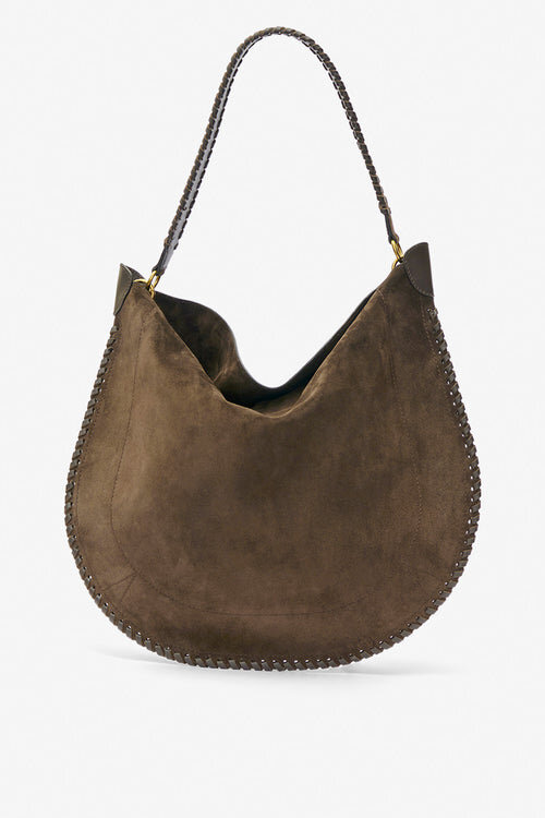 Oskan Hobo Soft Suede Calfskin Leather Bag Oskan Hobo Soft Suede Calfskin Leather Bag