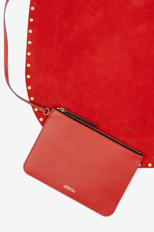 Oskan Hobo Soft Suede Calfskin Leather Bag Oskan Hobo Soft Suede Calfskin Leather Bag