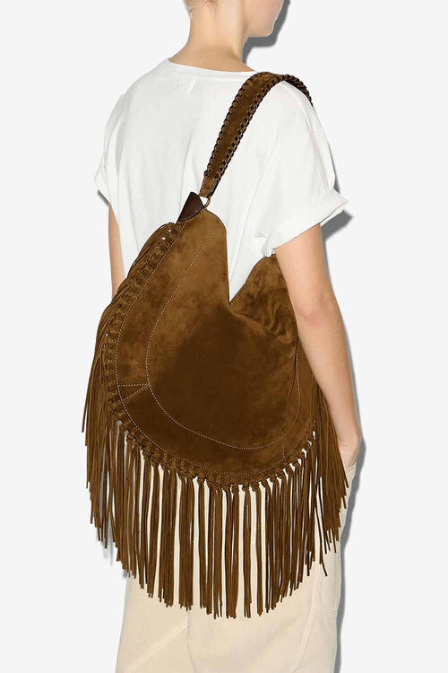 Oskan Hobo Soft Suede Calfskin Leather Bag Oskan Hobo Soft Suede Calfskin Leather Bag