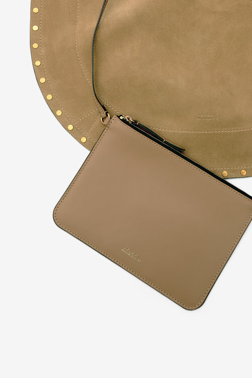 Oskan Hobo Soft Suede Calfskin Leather Bag Oskan Hobo Soft Suede Calfskin Leather Bag