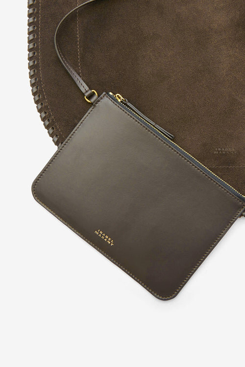 Oskan Hobo Soft Suede Calfskin Leather Bag Oskan Hobo Soft Suede Calfskin Leather Bag