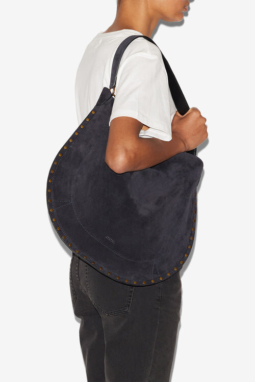 Oskan Hobo Soft Suede Calfskin Leather Bag Oskan Hobo Soft Suede Calfskin Leather Bag