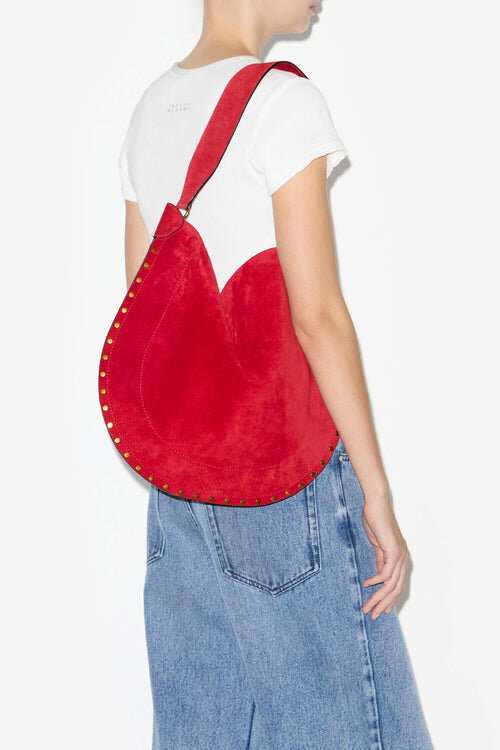 Oskan Hobo Soft Suede Calfskin Leather Bag Oskan Hobo Soft Suede Calfskin Leather Bag