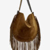 Oskan Hobo Soft Suede Calfskin Leather Bag Oskan Hobo Soft Suede Calfskin Leather Bag