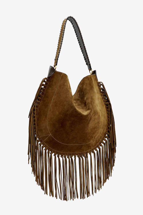 Oskan Hobo Soft Suede Calfskin Leather Bag Oskan Hobo Soft Suede Calfskin Leather Bag