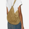 Oskan Hobo Soft Suede Calfskin Leather Bag Oskan Hobo Soft Suede Calfskin Leather Bag