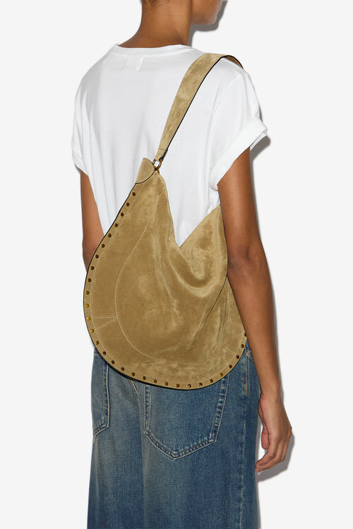 Oskan Hobo Soft Suede Calfskin Leather Bag Oskan Hobo Soft Suede Calfskin Leather Bag