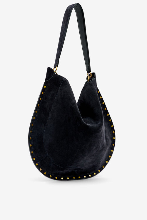 Oskan Hobo Soft Suede Calfskin Leather Bag Oskan Hobo Soft Suede Calfskin Leather Bag
