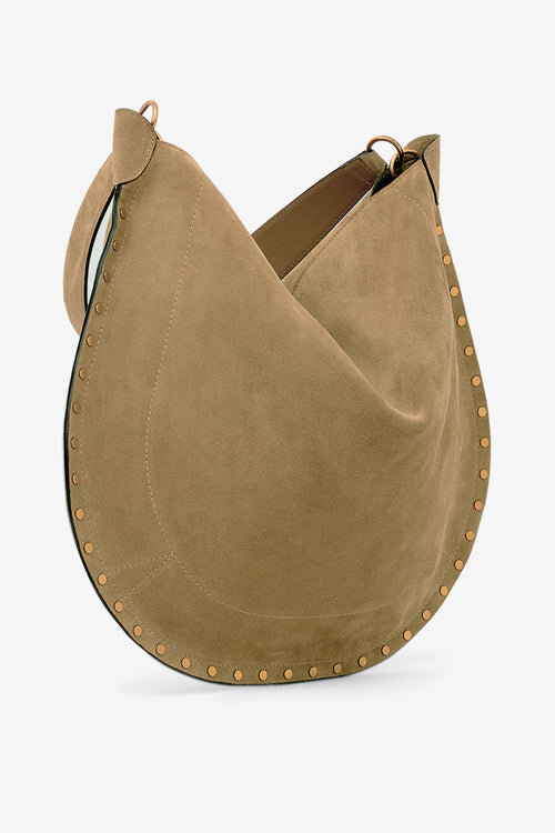 Oskan Hobo Soft Suede Calfskin Leather Bag Oskan Hobo Soft Suede Calfskin Leather Bag