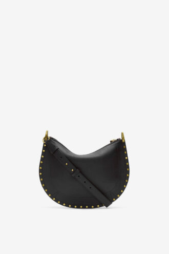 Oskan Hobo Soft Zip Grained Calfskin Leather Handbag