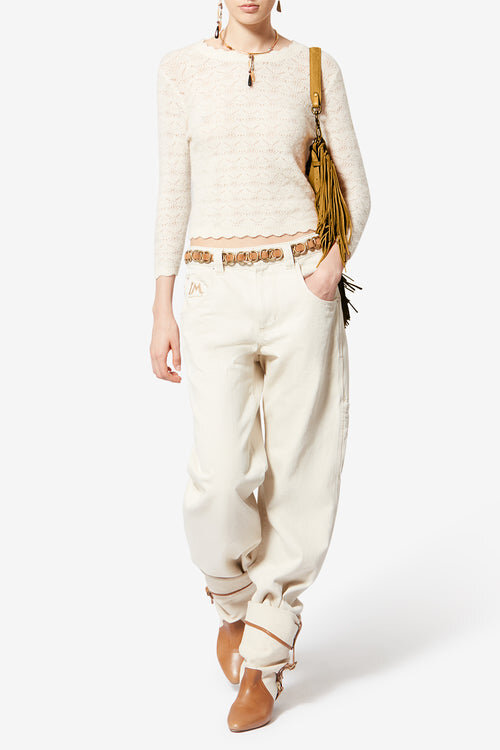 Oskan Hobo Zip Fringed Suede Calfskin Leather Handbag Oskan Hobo Zip Fringed Suede Calfskin Leather Handbag