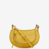Oskan Moon Braided Suede Calfskin Leather Handbag Oskan Moon Braided Suede Calfskin Leather Handbag