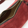 Oskan Moon Braided Suede Calfskin Leather Shoulder Bag Oskan Moon Braided Suede Calfskin Leather Shoulder Bag