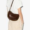 Oskan Moon Calfskin Leather Shoulder Bag Oskan Moon Calfskin Leather Shoulder Bag