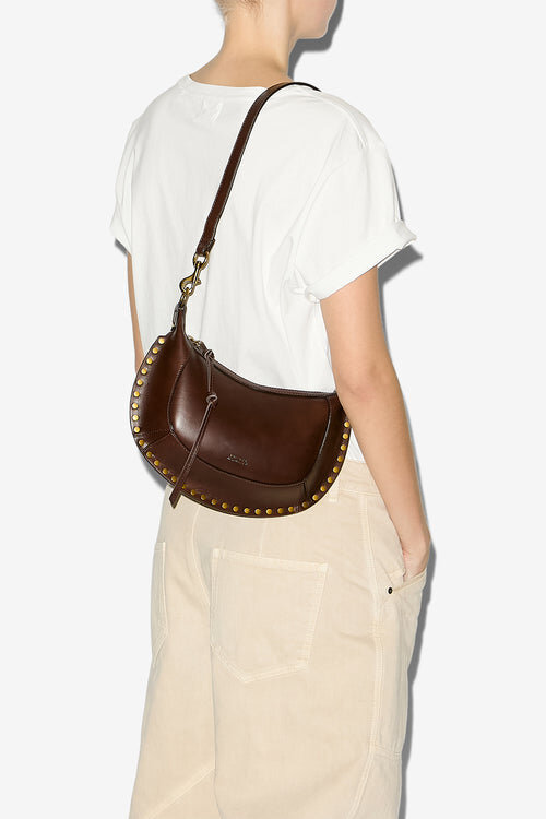 Oskan Moon Calfskin Leather Shoulder Bag Oskan Moon Calfskin Leather Shoulder Bag