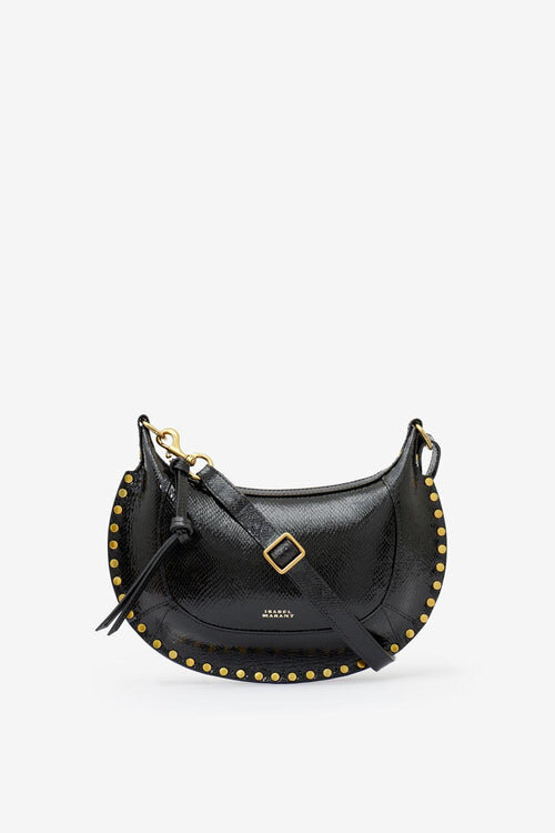 Oskan Moon Python-Effect Leather Shoulder Bag Oskan Moon Python-Effect Leather Shoulder Bag