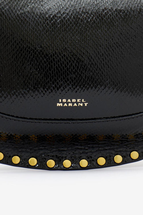 Oskan Moon Python-Effect Leather Shoulder Bag Oskan Moon Python-Effect Leather Shoulder Bag