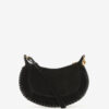 Oskan Moon Shoulder Bag in Braided Suede Calfskin Leather Oskan Moon Shoulder Bag in Braided Suede Calfskin Leather