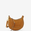 Oskan Moon Shoulder Bag in Braided Suede Calfskin Leather Oskan Moon Shoulder Bag in Braided Suede Calfskin Leather