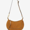 Oskan Moon Shoulder Bag in Braided Suede Calfskin Leather Oskan Moon Shoulder Bag in Braided Suede Calfskin Leather