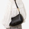 Oskan Moon Shoulder Bag in Full-Grain Leather
