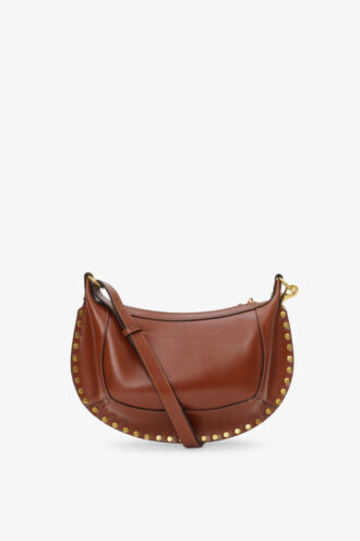 Oskan Moon Shoulder Bag in Soft Leather