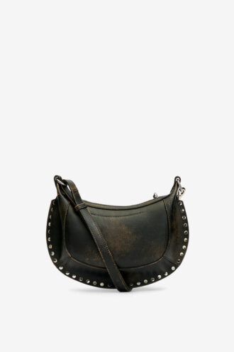 Oskan Moon Shoulder Bag in Soft Leather