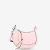 Oskan Moon Shoulder Bag in Suede Leather