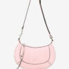 Oskan Moon Shoulder Bag in Suede Leather