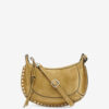 Oskan Moon Suede Calfskin Baguette Handbag Oskan Moon Suede Calfskin Baguette Handbag