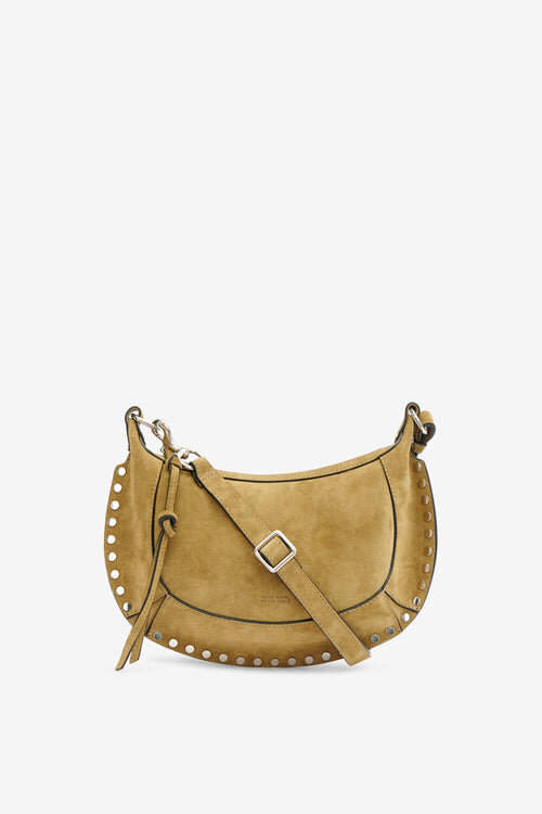 Oskan Moon Suede Calfskin Baguette Handbag Oskan Moon Suede Calfskin Baguette Handbag