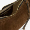 Oskan Moon Suede Calfskin Baguette Handbag Oskan Moon Suede Calfskin Baguette Handbag