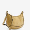Oskan Moon Suede Calfskin Baguette Handbag Oskan Moon Suede Calfskin Baguette Handbag