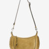 Oskan Moon Suede Calfskin Baguette Handbag Oskan Moon Suede Calfskin Baguette Handbag