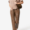 Oskan Moon Suede Calfskin Baguette Handbag Oskan Moon Suede Calfskin Baguette Handbag