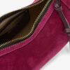Oskan Moon Suede Calfskin Leather Shoulder Bag Oskan Moon Suede Calfskin Leather Shoulder Bag