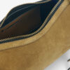 Oskan Moon Suede Calfskin Leather Shoulder Bag Oskan Moon Suede Calfskin Leather Shoulder Bag