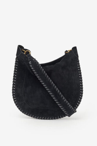 Oskan Soft Bag in Braided Suede Calfskin Leather