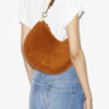 Oskan Soft Zip Bag in Braided Suede Calfskin Leather Oskan Soft Zip Bag in Braided Suede Calfskin Leather