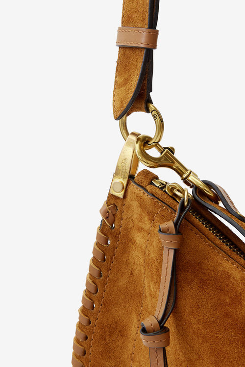 Oskan Soft Zip Bag in Braided Suede Calfskin Leather Oskan Soft Zip Bag in Braided Suede Calfskin Leather