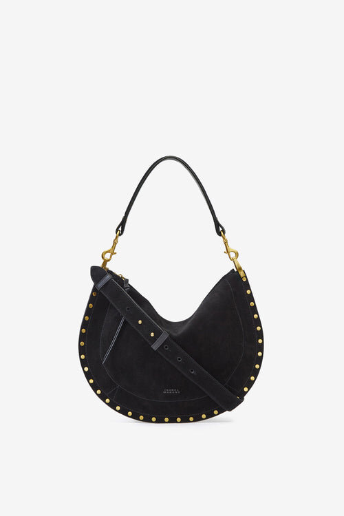 Oskan Soft Zip Bag in Suede Calfskin Leather Oskan Soft Zip Bag in Suede Calfskin Leather