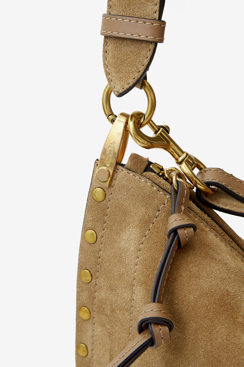 Oskan Soft Zip Bag in Suede Calfskin Leather Oskan Soft Zip Bag in Suede Calfskin Leather