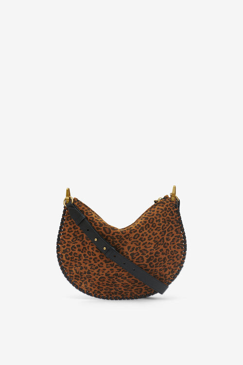 Oskan Soft Zip Printed Suede Leather Bag Oskan Soft Zip Printed Suede Leather Bag