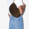 Oskan Soft Zip Suede Leather Bag