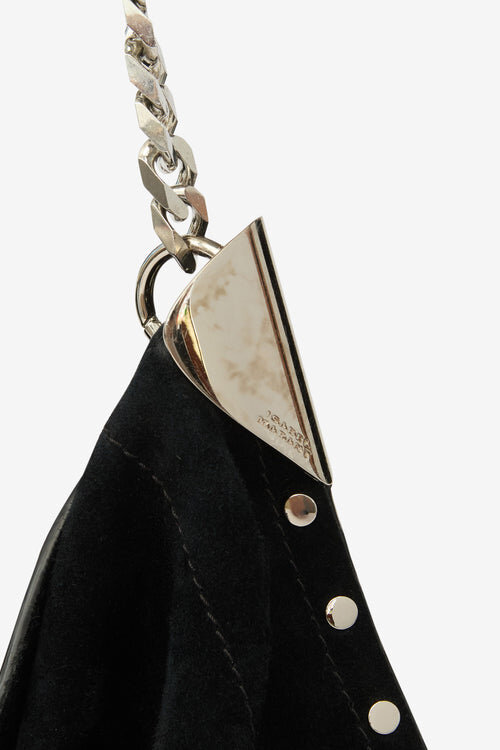 Oskan Tassel Suede Calfskin Leather Shoulder Bag Oskan Tassel Suede Calfskin Leather Shoulder Bag