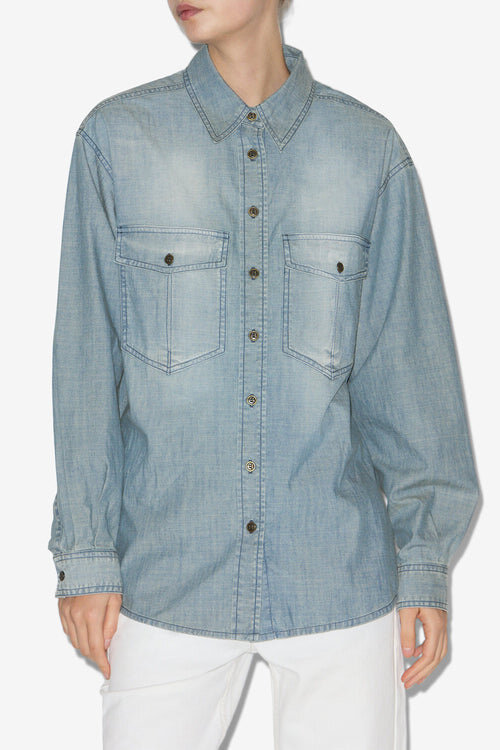 Ovelia Chambray Shirt Ovelia Chambray Shirt